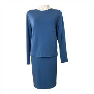 Pure J.Jill Layered Soft Luxe Tencel Sheath Dress